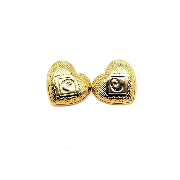 Initial C Heart Stud - Picture 1 of 5